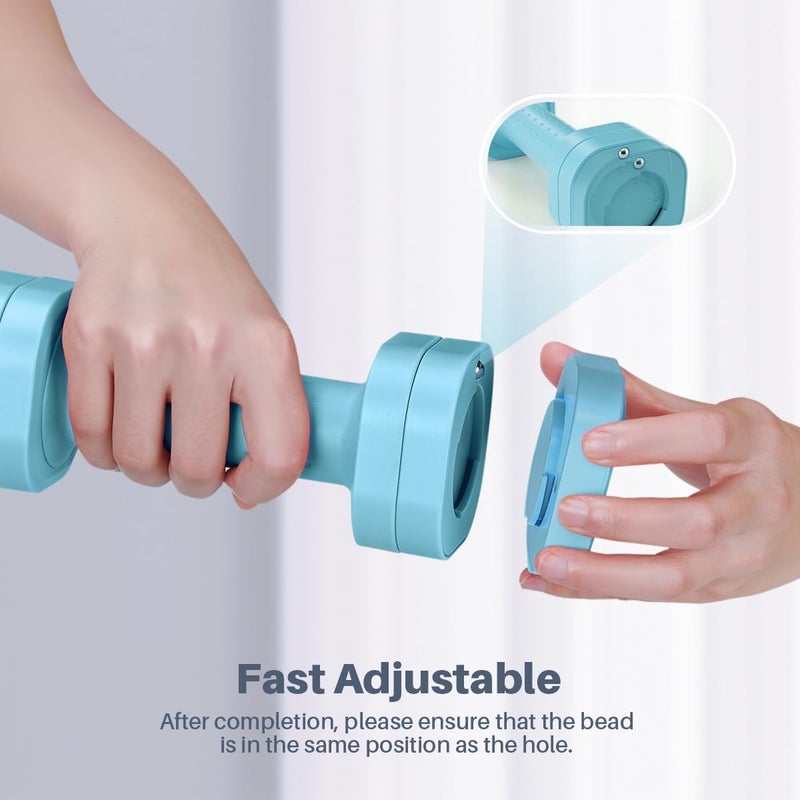 Zempox Adjustable Dumbbell Set of 2, 4 in 1 Free Weights Dumbbells Set for Women, Hand Weights for Women at Home, Each 2lb 3lb 4lb 5lb with TPU Soft Rubber Handle for Home Gym Exercise Training - Image 4